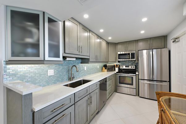 Interior, Kitchen, Recessed Lighting, Stainless Steel Appliances