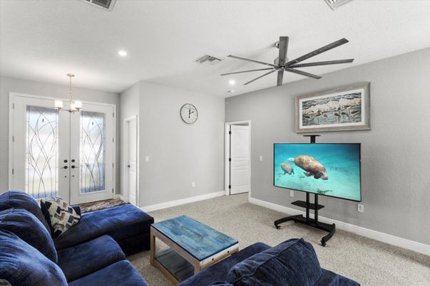 Interior, Living room, Recessed Lighting