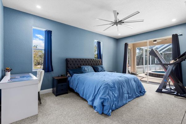 Bedroom, Interior, Recessed Lighting