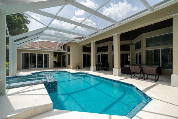 Glass Ceilings, Interior, Pool, Sun Room