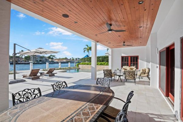 Exterior, Pool, Water, Wooden Ceilings