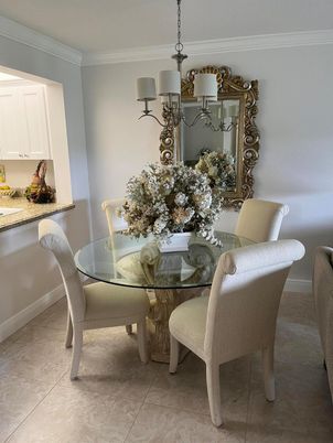 Chandelier, Dining room, Interior