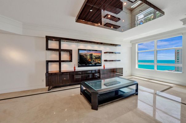 Interior, Living room, Recessed Lighting