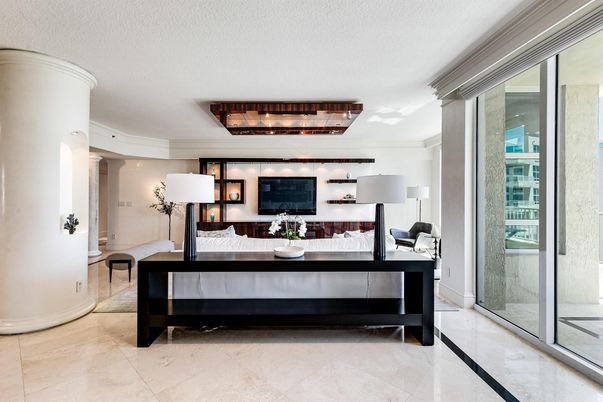 Interior, Living room, Recessed Lighting