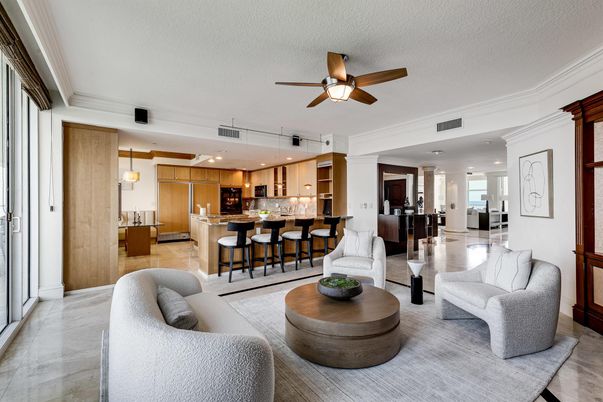 Interior, Kitchen, Living room, Pendant Lights, Recessed Lighting