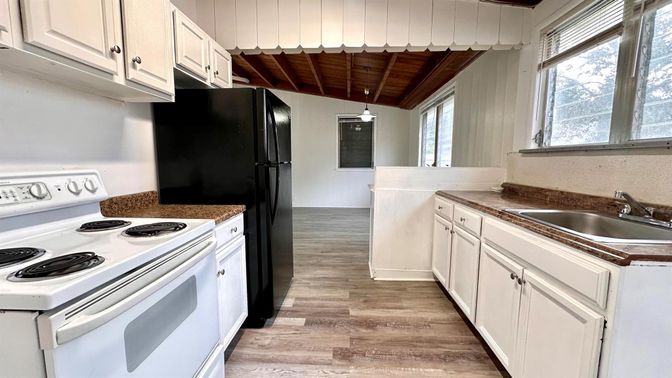 Interior, Kitchen, Wooden Ceilings, Wood Texture Flooring