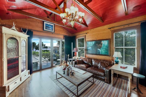 Chandelier, Interior, Living room, Wooden Beams, Wooden Ceilings, Wood Texture Flooring, Wooden Walls