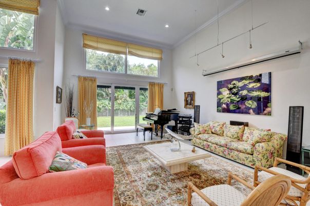 Interior, Living room, Recessed Lighting