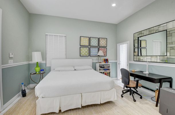 Bedroom, Home Office, Interior, Recessed Lighting