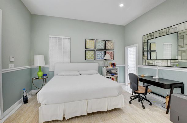 Bedroom, Home Office, Interior, Recessed Lighting