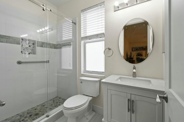 Bathroom, Glass Shower, Interior