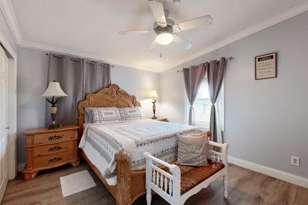 Bedroom, Interior, Wood Texture Flooring