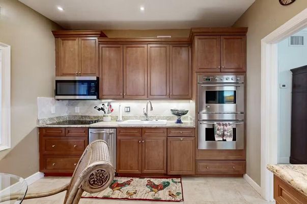 Interior, Kitchen, Recessed Lighting, Stainless Steel Appliances