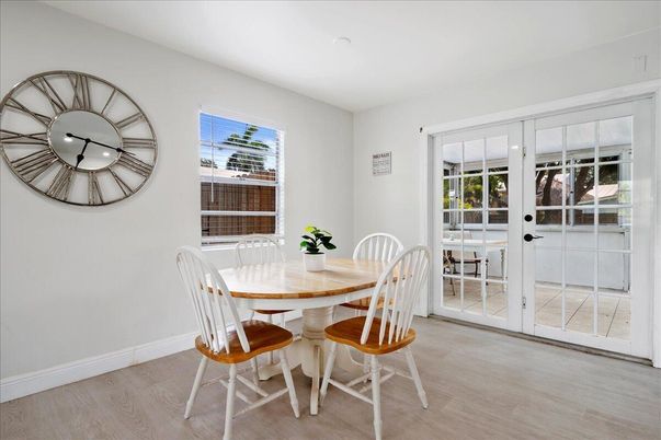 Dining room, Interior, Wood Texture Flooring