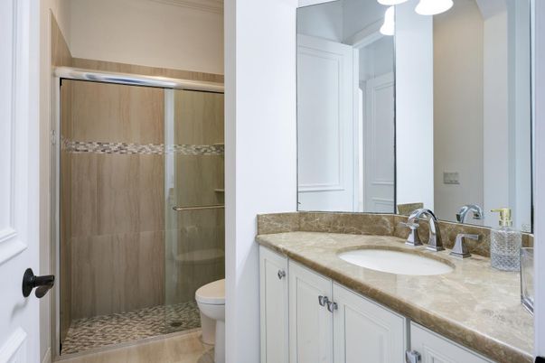 Bathroom, Glass Shower, Interior