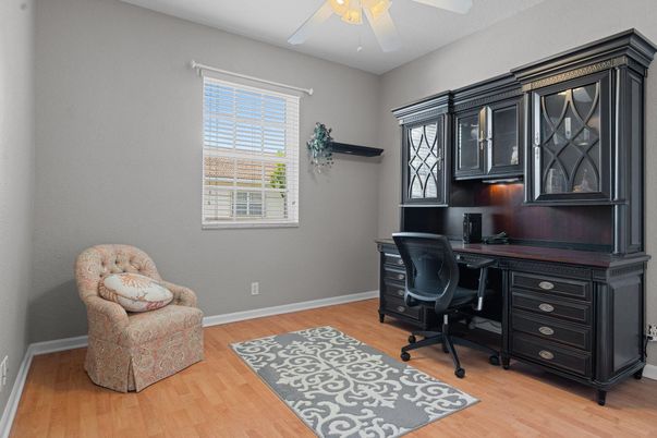 Home Office, Interior, Wood Texture Flooring