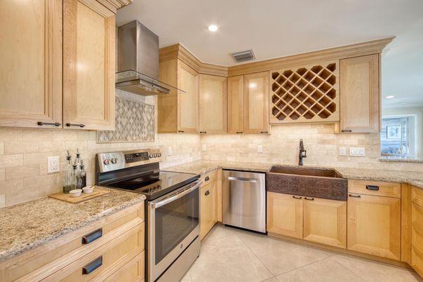 Interior, Kitchen, Recessed Lighting, Stainless Steel Appliances