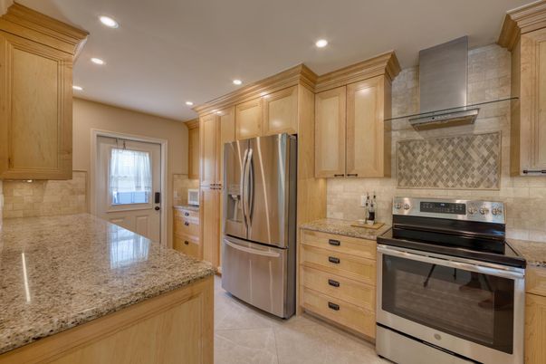 Interior, Kitchen, Recessed Lighting, Stainless Steel Appliances