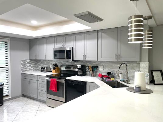 Interior, Kitchen, Recessed Lighting, Stainless Steel Appliances