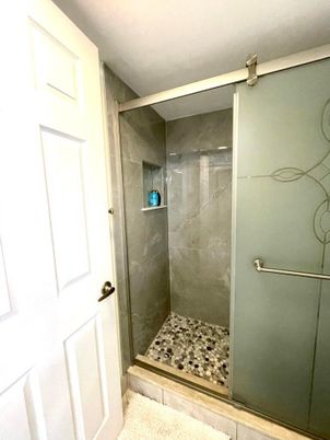 Bathroom, Glass Shower, Interior