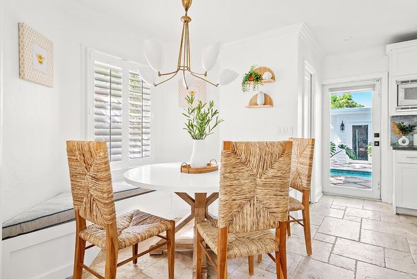 Dining room, Interior, Pendant Lights