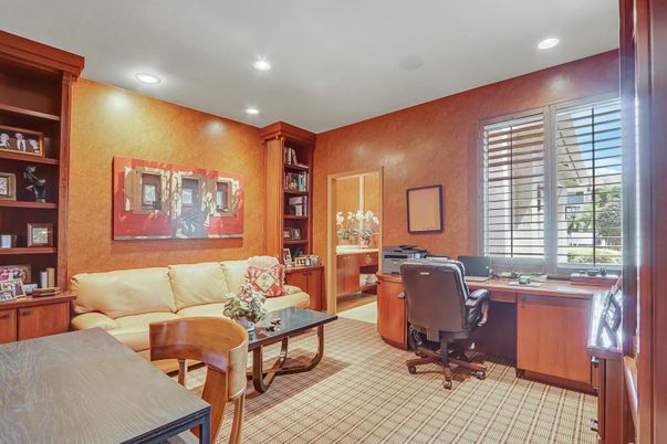 Home Office, Interior, Recessed Lighting