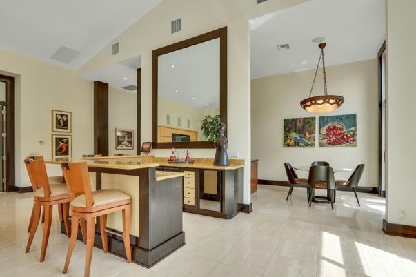 Dining room, Interior, Pendant Lights, Recessed Lighting
