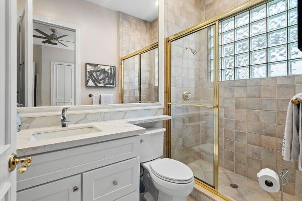 Bathroom, Glass Shower, Interior