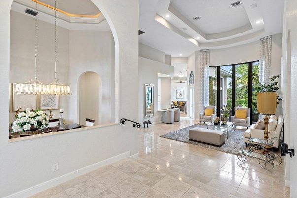 Interior, Living room, Recessed Lighting