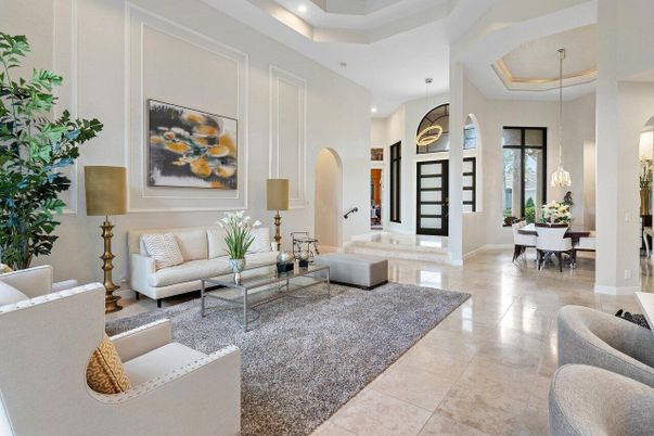 Dining room, Interior, Living room, Pendant Lights, Recessed Lighting
