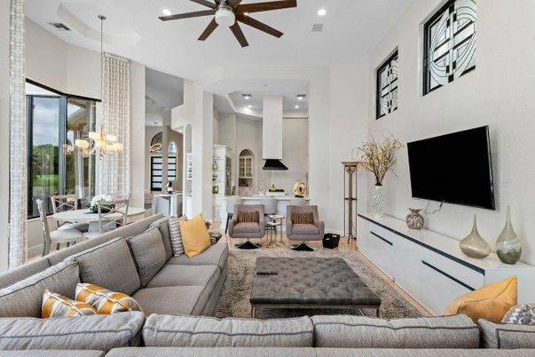 Chandelier, Dining room, Interior, Kitchen, Living room, Pendant Lights, Recessed Lighting