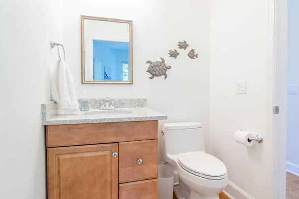Bathroom, Interior, Wood Texture Flooring