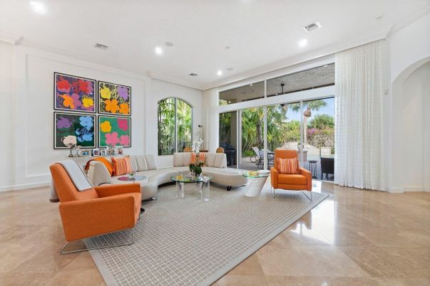 Interior, Living room, Recessed Lighting