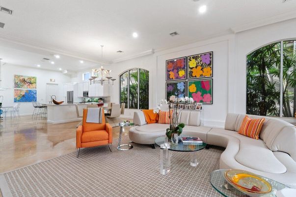 Dining room, Interior, Kitchen, Living room, Pendant Lights, Recessed Lighting