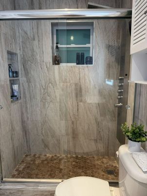 Bathroom, Interior, Marble Walls
