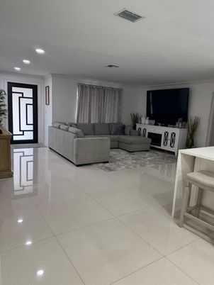 Interior, Living room, Recessed Lighting