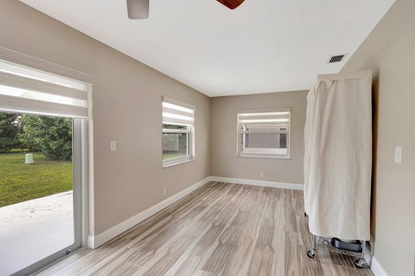 Empty room, Interior, Wood Texture Flooring