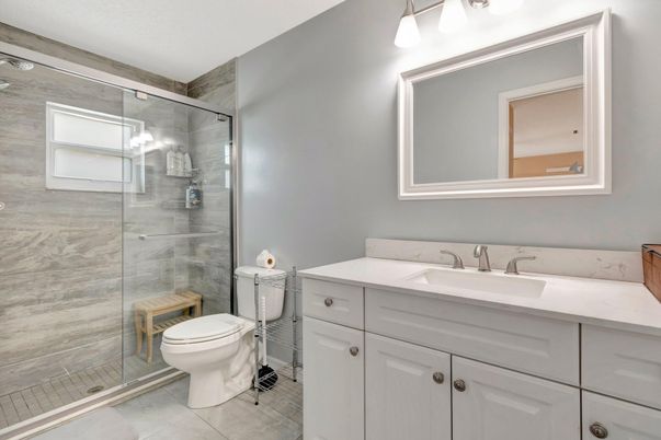 Bathroom, Glass Shower, Interior