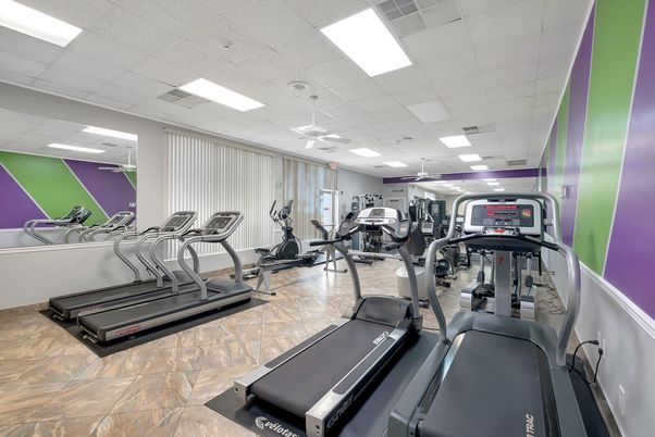 Fitness Equipment, Gym, Interior, Recessed Lighting