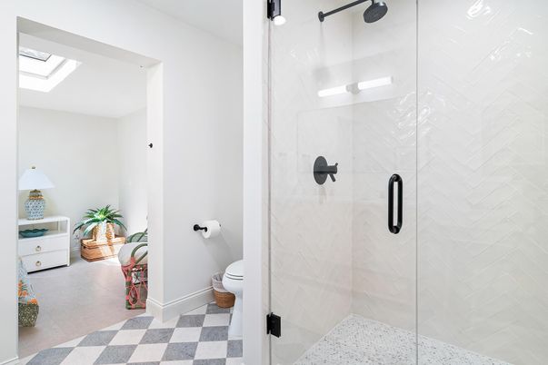 Bathroom, Glass Shower, Interior