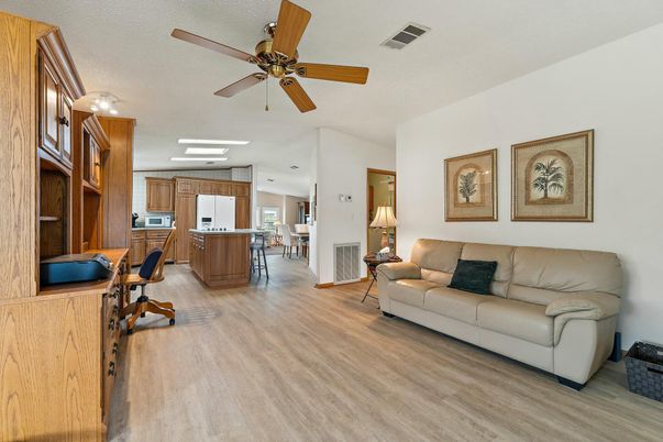 Interior, Kitchen, Living room, Wood Texture Flooring