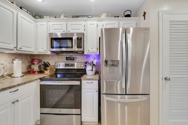 Interior, Kitchen, Recessed Lighting, Stainless Steel Appliances