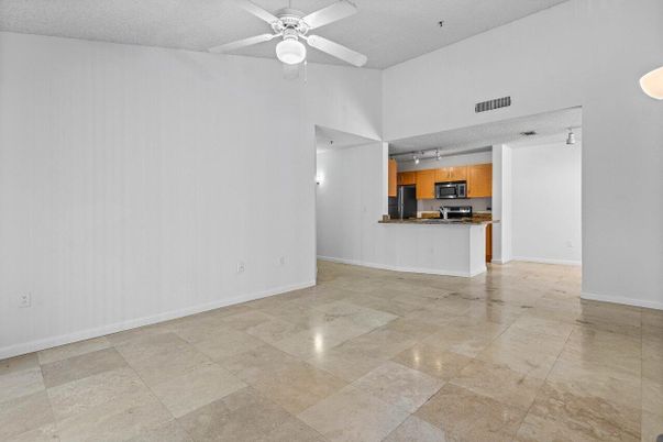Empty room, Interior, Kitchen, Stainless Steel Appliances