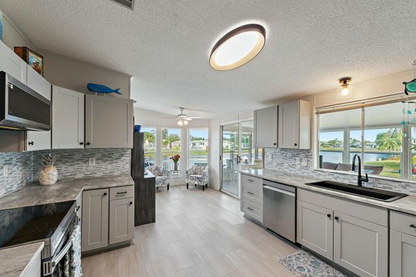 Interior, Kitchen, Water, Wood Texture Flooring