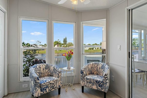 Interior, Sun Room, Wood Texture Flooring