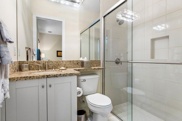 Bathroom, Glass Shower, Interior