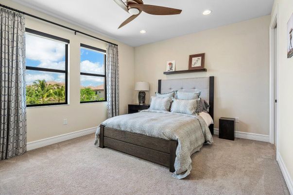 Bedroom, Interior, Recessed Lighting