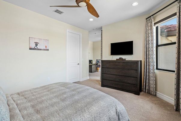 Bedroom, Interior, Recessed Lighting