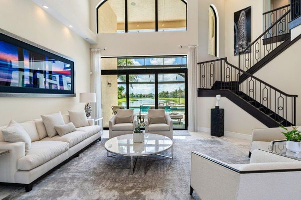 Interior, Living room, Recessed Lighting