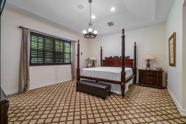 Bedroom, Interior, Pendant Lights, Recessed Lighting